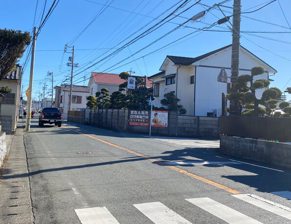 雄踏街道から訪れる場合