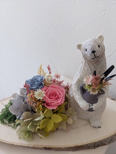 【新・１Day】母の日に　プリザーブドフラワーアレンジメント