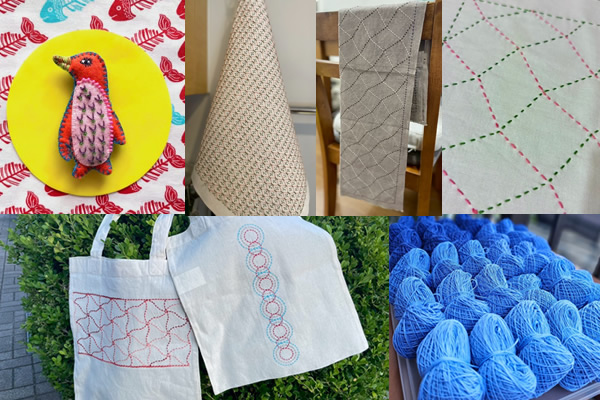 刺し子☆スター　展示販売会